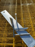 Temporary Fence - 6H x 9'6L Yellow PVC 