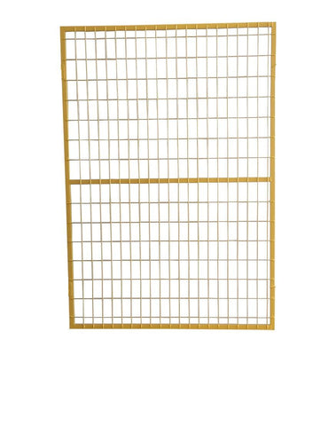 Temporary Fence 6x4.75 - Yellow PVC Finish